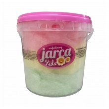 Dreifarbige Zuckerwatte...